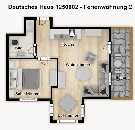 Deutsches Haus Ferienwohnung 2